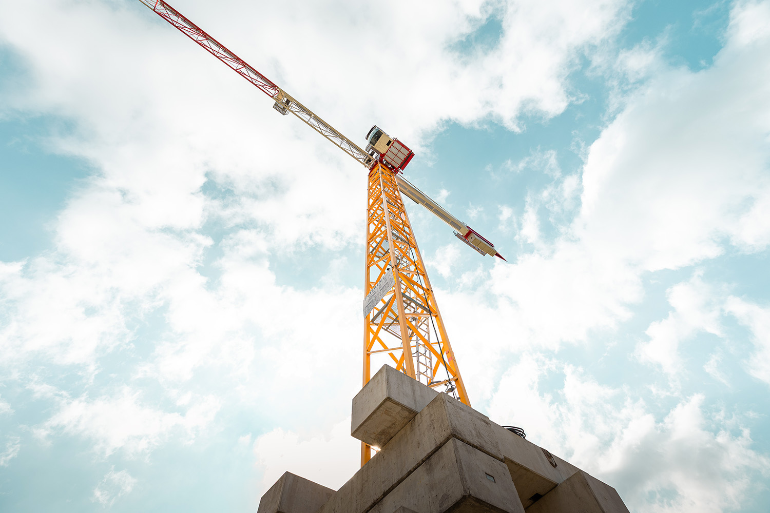 Vue grue entreprise Muttoni